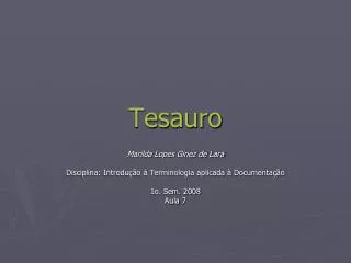 tesauro