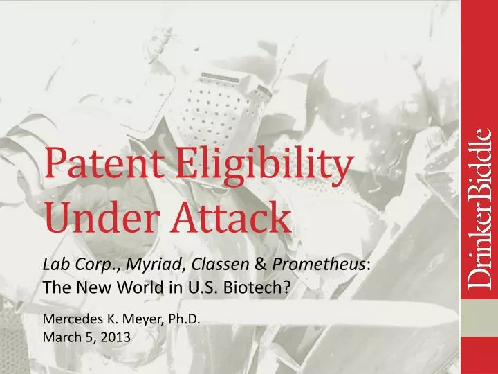 patent eligibility under attack