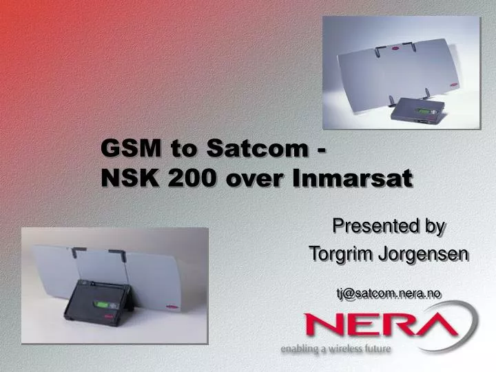 gsm to satcom nsk 200 over inmarsat
