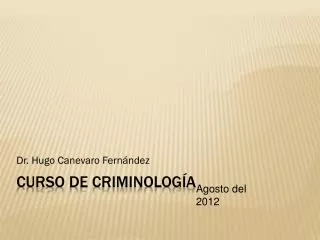 dr hugo canevaro fern ndez
