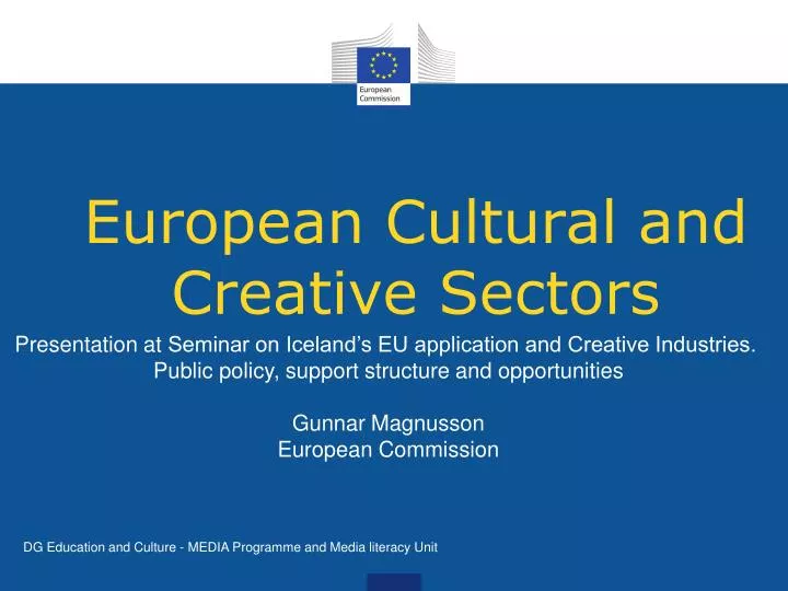 european cultural and creative sectors
