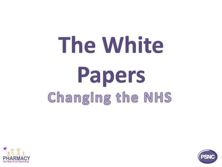 the white papers