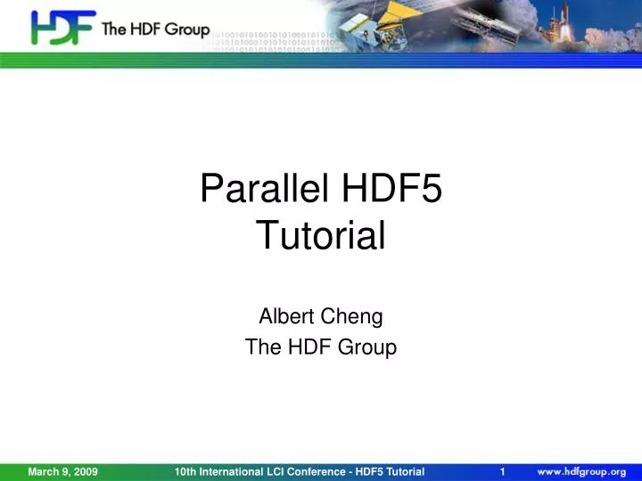 parallel hdf5 tutorial
