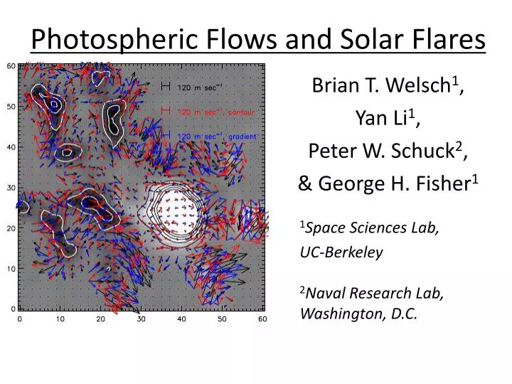 photospheric flows and solar flares
