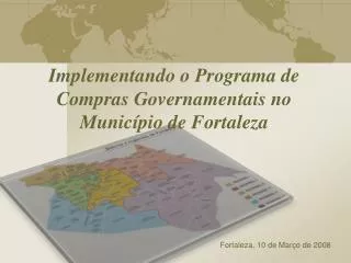 implementando o programa de compras governamentais no munic pio de fortaleza