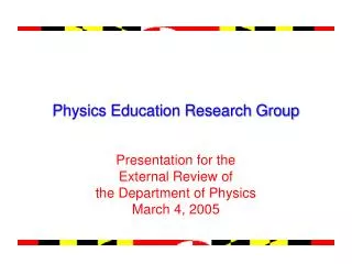 Physics Education Research Group
