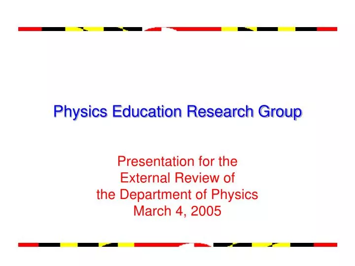 physics education research group