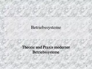 betriebssysteme