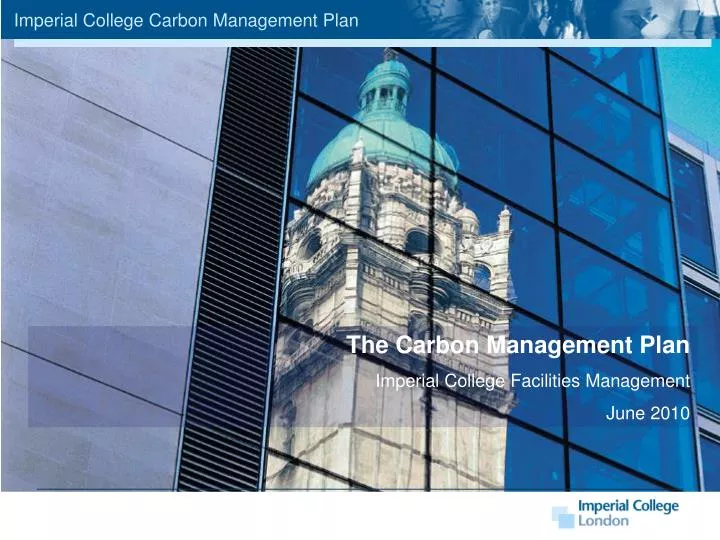 imperial college carbon management plan
