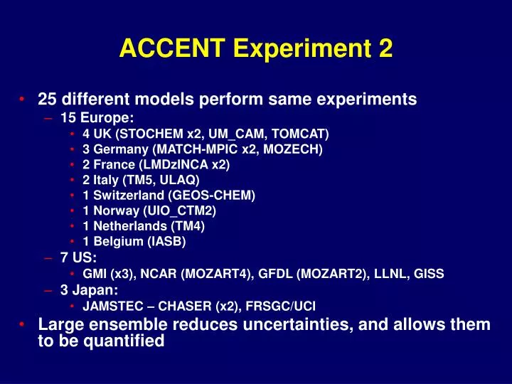 accent experiment 2
