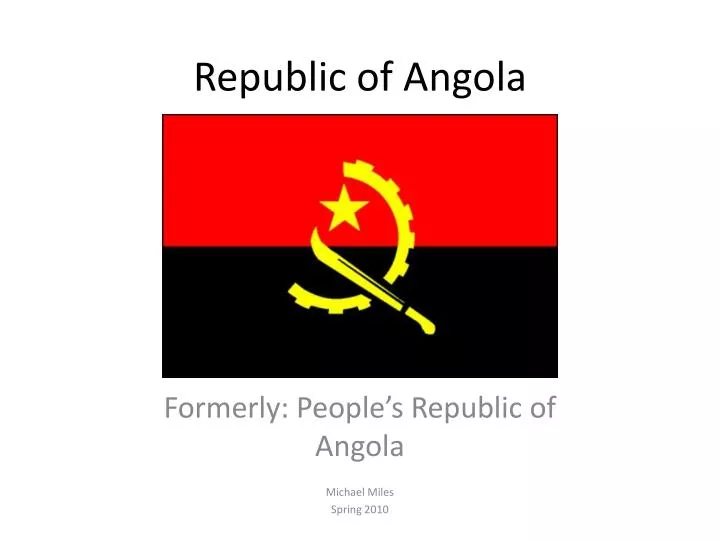 republic of angola