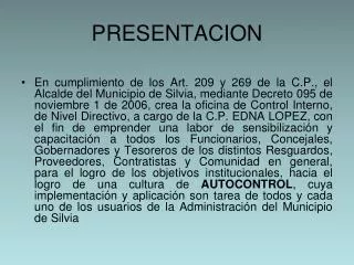 presentacion