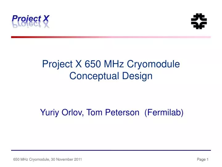 project x 650 mhz cryomodule conceptual design