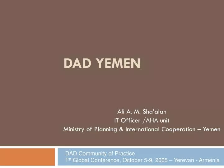 dad yemen