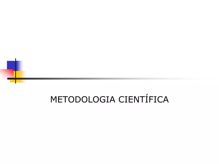 metodologia cient fica