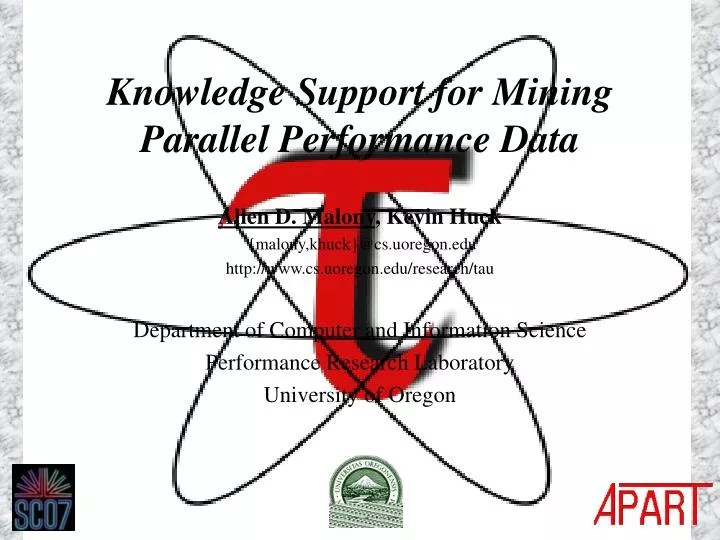 knowledge support for mining parallel performance data