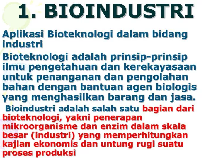 1 bioindustri