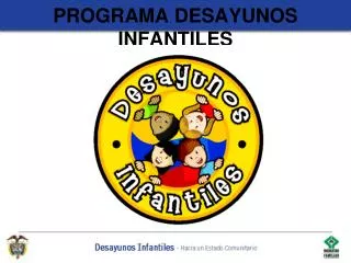 programa desayunos infantiles