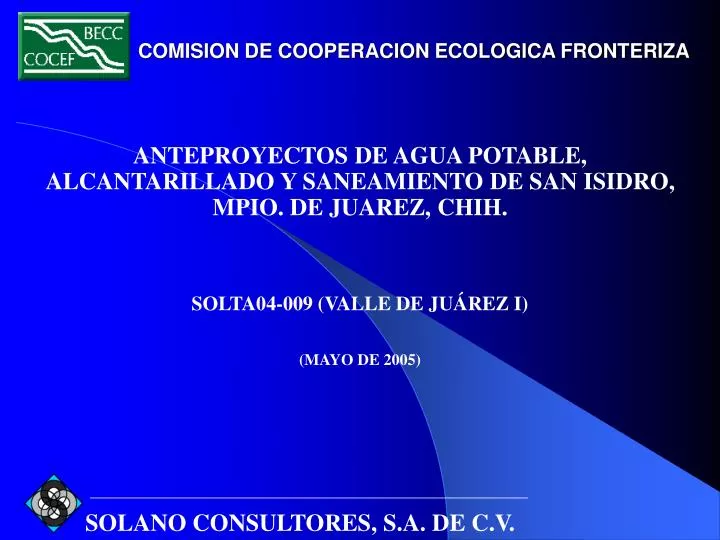 comision de cooperacion ecologica fronteriza