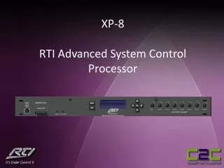 XP-8 RTI Advanced System Control Processor