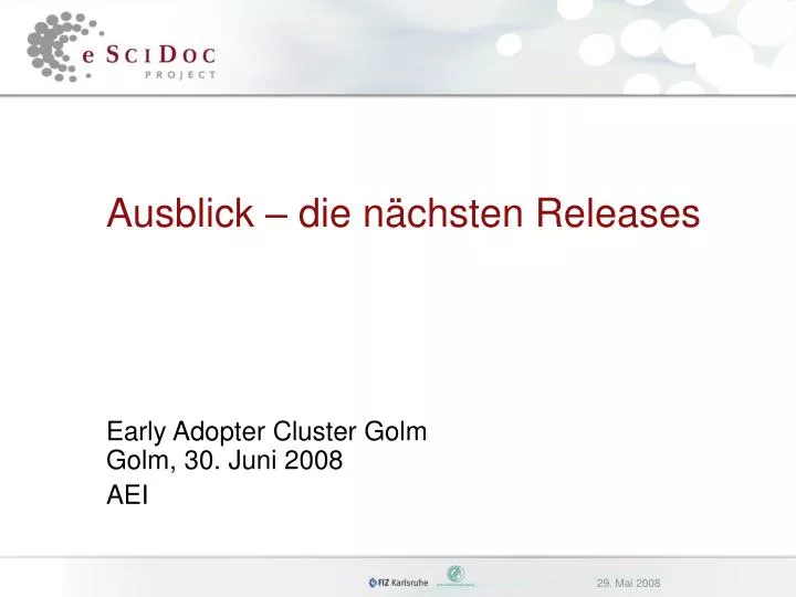 ausblick die n chsten releases