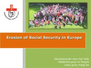 Erosion of Social Security in Europe