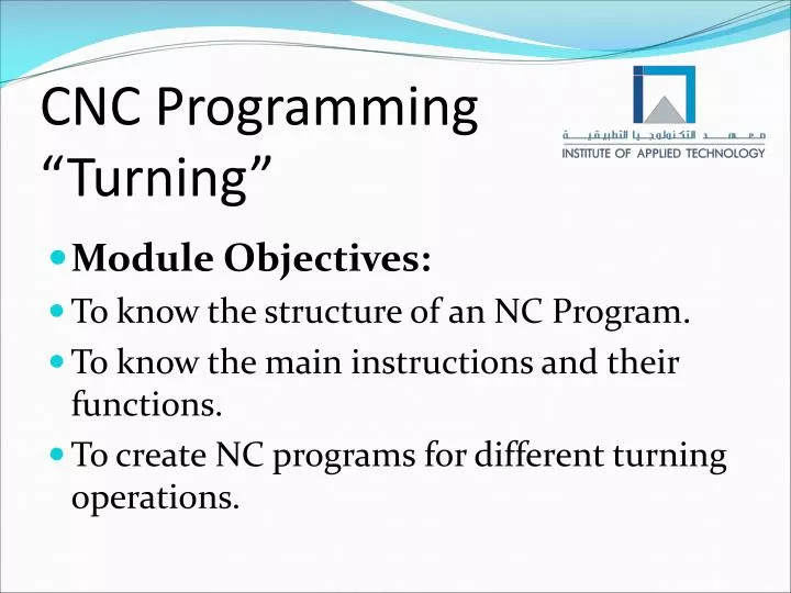cnc programming turning