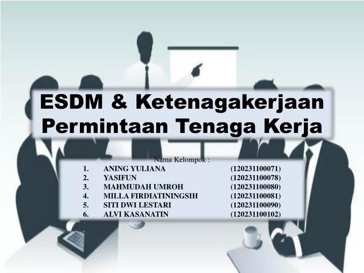 esdm k etenagakerjaan permintaan tenaga kerja