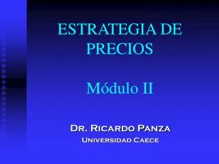 estrategia de precios m dulo ii