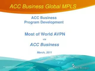 ACC Business Global MPLS