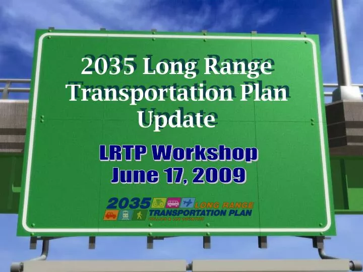 2035 long range transportation plan update