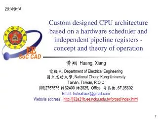 ?? Huang, Xiang ??? , Department of Electrical Engineering