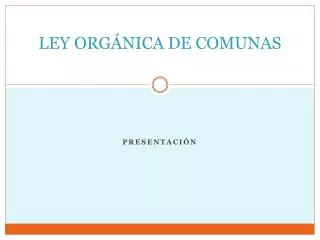 ley org nica de comunas