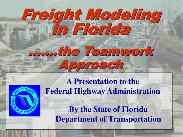 a presentation to the federal highway administration