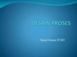 desain proses