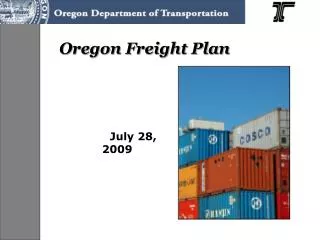 Oregon Freight Plan