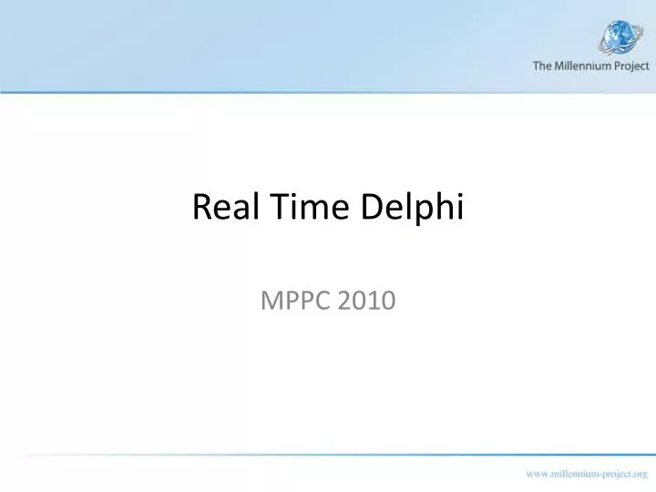real time delphi