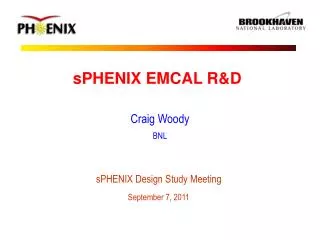 sPHENIX EMCAL R&amp;D