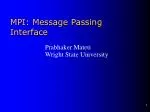 MPI: Message Passing Interface - slide 1