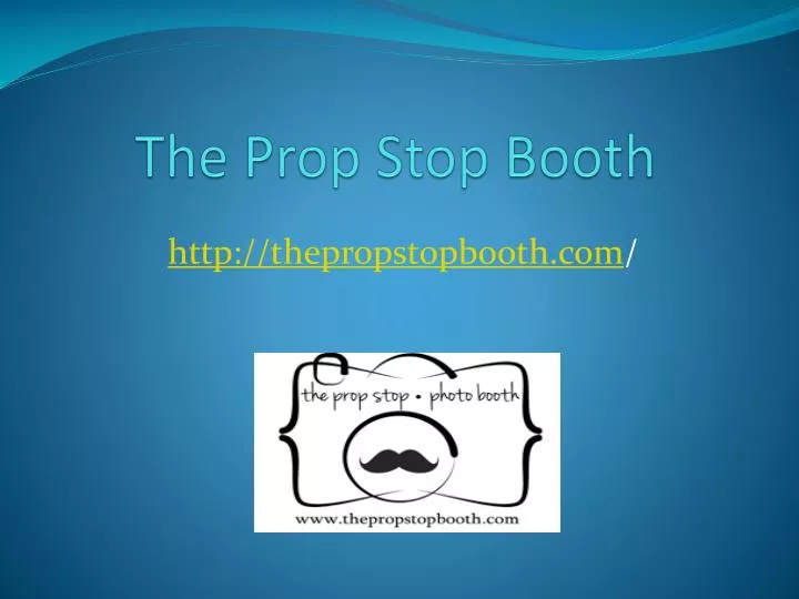 the prop stop booth