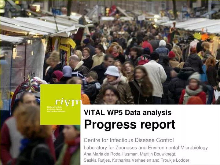 vital wp5 data analysis progress report