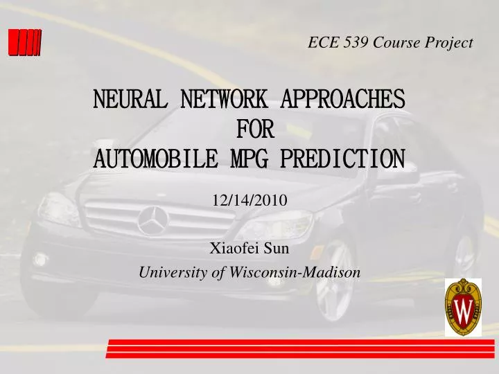 neural network approaches for automobile mpg prediction
