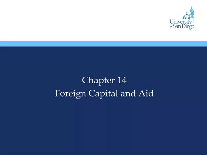 chapter 14 foreign capital and aid