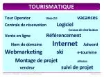 TOURISMATIQUE - slide 1