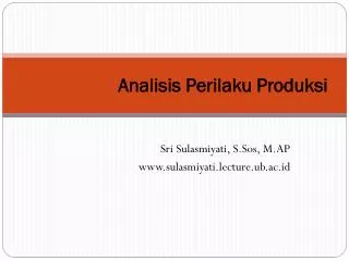 PPT - Analisis Perilaku Biaya PowerPoint Presentation, Free Download ...