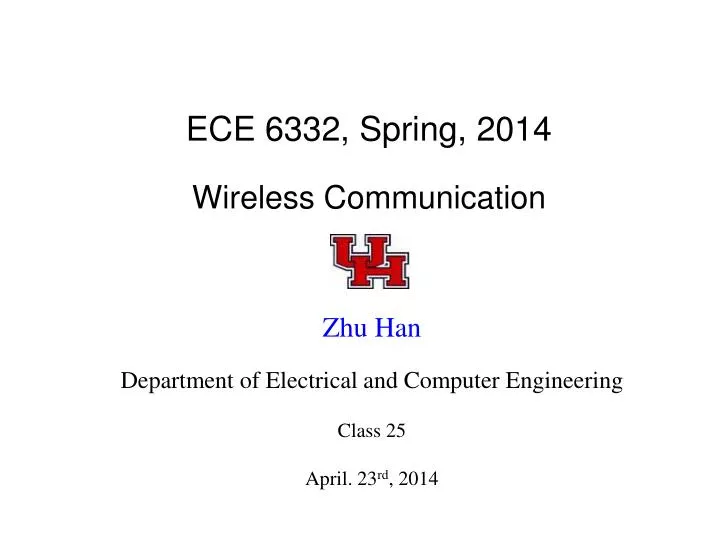 ece 6332 spring 2014 wireless communication
