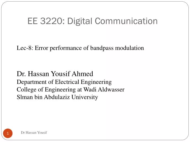 ee 3220 digital communication