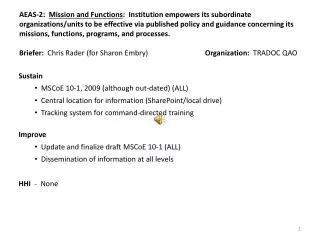 Sustain MSCoE 10-1, 2009 (although out-dated) (ALL)