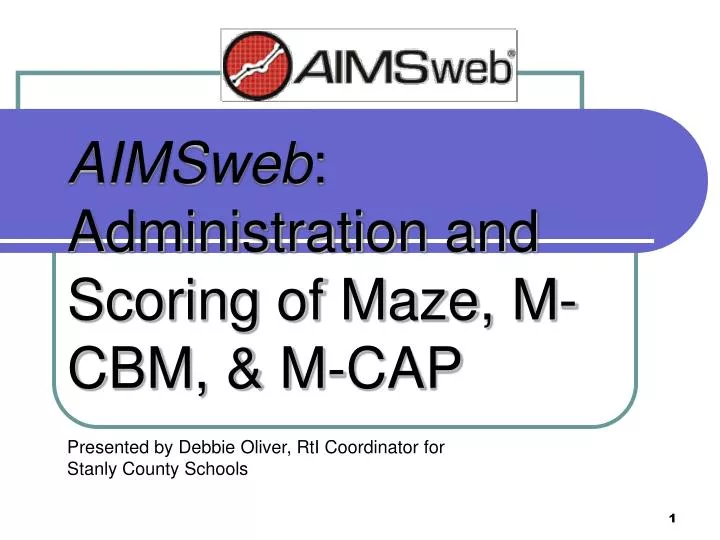 aimsweb administration and scoring of maze m cbm m cap