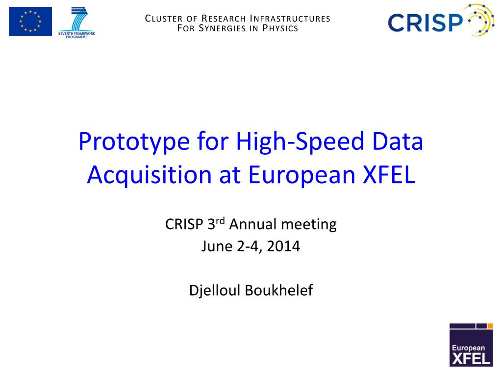PPT - Prototype for High-Speed Data Acquisition at European XFEL ...